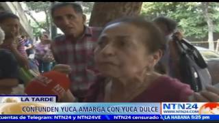 Venezolanos manifiestan indignación tras burlas de Nicolás Maduro sobre la peligrosa yuca amarga [upl. by Sender]