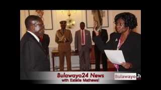 President Robert Mugabe swears in Makarau [upl. by Maureen854]