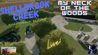 My Neck Of The Woods  Shellbrook Creek Saskatchewan  Farming Simulator 22  FS22 [upl. by Jenkel]