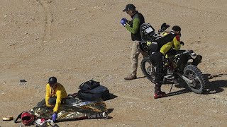 Mort dun pilote portugais sur le rallyeDakar [upl. by Irrehc]