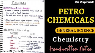 Chemistry  Chapter14 Organic Compounds  Lec60Part3  General Science  An Aspirant [upl. by Ainafetse515]