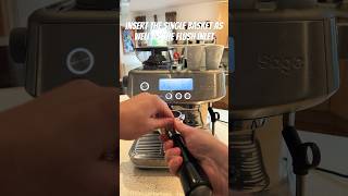 Sage Barista Pro  Flush workflow  routine coffee barista asmr baristalife coffeemagic [upl. by Elac317]