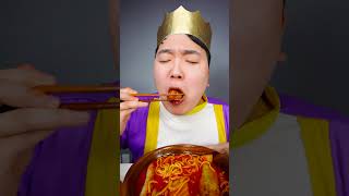 Spicy Food Challenge Lobster Kielbasa Sausage Mukbang  TikTok Funny Videos  HUBA shorts [upl. by Alderson]