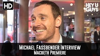 Michael Fassbender Interview  Macbeth Premiere [upl. by Jeffers]