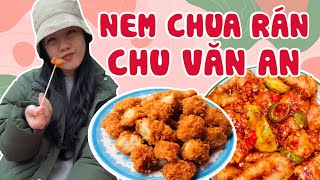 Nem Chua Rán Chu Văn An  Hải Phòng Holic  Short [upl. by Ynohtnaleahcim]