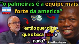 ex jogador do Palmeiras debocha da cara dos argentinos quot boca não deveria ter chegado na semi finalquot [upl. by Reteip601]