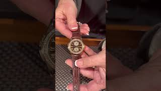 Patek Philippe Calatrava Travel Time Rose Gold MOP Diamond Watch 4934 Review  SwissWatchExpo [upl. by Akiemaj]