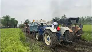 hmt3522 vs farmtrac60 vs 575 Mahindra vs 855 Swaraj [upl. by Frechette60]