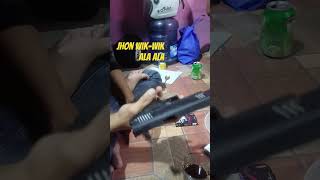 udah mirip belum🤨 airsoft blackmamba [upl. by Caasi492]