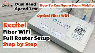 Excitel Optical Fiber WiFi  Full Router Setup  Step by Step  Speed Test  All you need to know [upl. by Ydnik476]