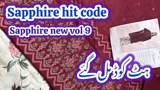 Sapphire hit codes shopping haul amp new winter vol 9 collection 2024  glamour it [upl. by Aicela]