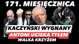 171 MIESIĘCZNICA SMOLEŃSKA – MACIEREWICZ UCIEKA❗️LUDZIE WYGNALI KACZYŃSKIEGO I ZASIEKI NA POMNIKU [upl. by Odlanar677]