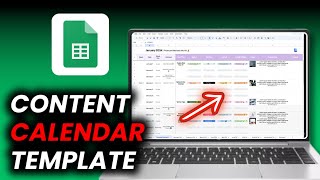 Google Sheets Content Calendar Template [upl. by Asyle918]