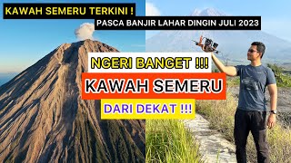 ASLI NGERI  KAWAH GUNUNG SEMERU PASCA BANJIR LAHAR DINGIN [upl. by Lunneta]