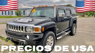 ‼️Cuanto Cuesta Una CAMIONETA HUMMER USADO en EEUU  Precios De USA‼️ [upl. by Oona]