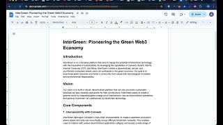 Intergreen presentation [upl. by Oirotciv]