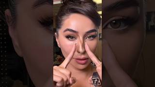 Best Hack for V contour for a SKINNY NOSE  Contouring technique tutorial for wide nose  FaceLab [upl. by Leopold289]