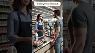 English Conversation at Grocery Store  learnenglish [upl. by Sprung]