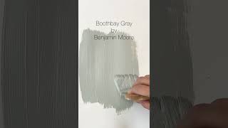 Benjamin Moore’s Boothbay Gray is a popular midtoned bluegray paint color paintcolor [upl. by Clothilde]