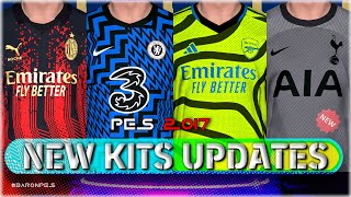 PES 2017 NEW KITS UPDATES 2324 [upl. by Ruth71]