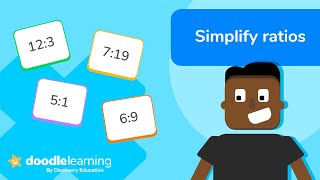 How to simplify ratios  Maths for kids  DoodleLearning [upl. by Niras]