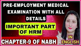 Preemployment medical screening॥Test required in NABH hosp॥Hospital Preemployment test॥IN ENGLISH [upl. by Anuahsar478]