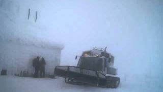 Mt Washington Observatorys Snow Cat reaches the summit [upl. by Dranyar228]