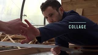 How to build homemade roof slate solar air heater  DIY  Le chauffage Solaire en ardoises [upl. by Sadnac628]