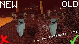 How to get Minecrafts Original Textures from 2016 for FREE 19 Textures  Bedrock Edition [upl. by Anallese539]