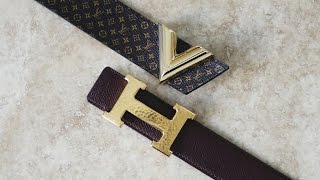 Ceintures en kit  Vuitton ou Hermès  ▲ lepointJenn ▲ [upl. by Heck]