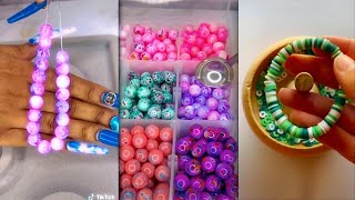 🎀Clay Bead Bracelet TikTok Compilation 🎗️ Making Bracelet Edits Small Business 228 [upl. by Aila]