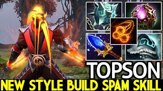 TOPSON Ember Spirit New Style Build Octarine Core Spam Skill Dota 2 [upl. by Ynnot431]