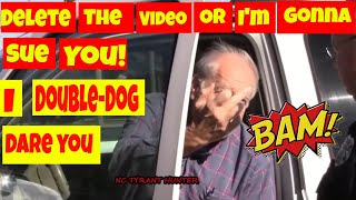 🔴Delete the video or Im gonna sue you I doubledog dare ya 1st amendment audit fail🔵 [upl. by Aloisia149]