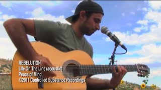 Rebelutions Eric Rachmany  quotLife On The Linequot  Acoustic MoBoogie Session [upl. by Harrow]