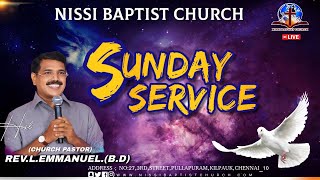 🔴🅻🅸🆅🅴 SUNDAY SERVICE REVLEMMANUELBD 13102024 NISSI BAPTIST CHURCH [upl. by Arhaz605]