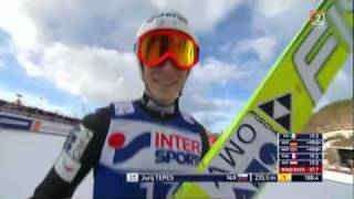 Jurij Tepes  Vikersund 2355m New PB [upl. by Shirlie]