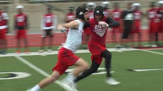 Shilo Sanders Highlights 254 Rivals Camp Series Dallas 2018 [upl. by Akiret]