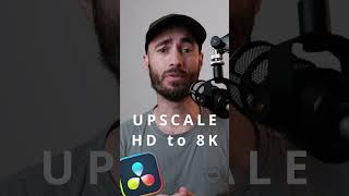 SUPER SCALE in DaVinci Resolve 19  Upscale 1080p to 8K [upl. by Audy]