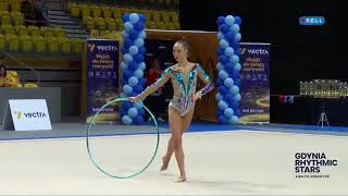 Emilia Heichel POL hoop qualification  GDYNIA RHYTHMIC STARS amp Baltic Junior Cup 2023 [upl. by Tohcnarf647]