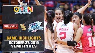 Motolite vs Creamline  October 27 2019  Game Highlights  PVL2019 [upl. by Coppins]