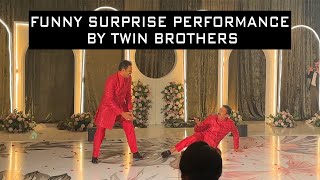 Surprise Sangeet Dance Performance by Brides Dad amp Uncle  Bade Miyan Chote Miyan [upl. by Hamirak969]