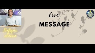 LIVE MESSAGE BY PASTOE RAFIQUE CHANNA AND HE WILL ALOSE PARYER FOR ALL PEOPIE [upl. by Masry]