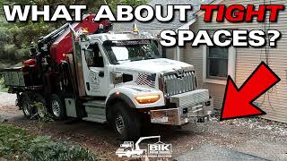 The BIK Tree Care Series TC126 Grapple Saw Truck  What About Tight Spaces [upl. by Sadnalor727]