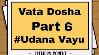 Vata Dosha  Udana Vayu  Part 6  by Shivani Thakarani [upl. by Behre]