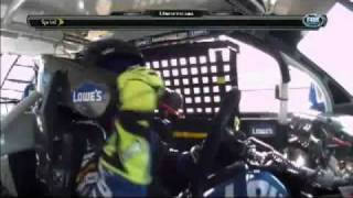 Jimmie Johnson wins the 2011 Aarons 499 in a 3Wide Wild Finish [upl. by Niar256]