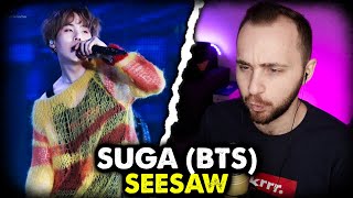 SUGA BTS  SEESAW  реакция на кпоп [upl. by Anitan39]