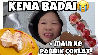 PIYAN KENA BADAI ANGIN DI JEPANG PLUS KE PABRIK COKLAT🌪️🍫🇯🇵 2024 [upl. by Vijnas]