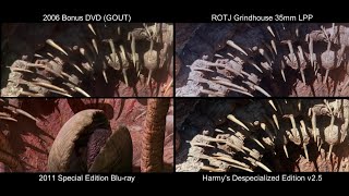 ORIGINAL Sarlacc Pit Scene  Return of the Jedi 1983 DeEd Bluray GOUT LPP [upl. by Airad31]