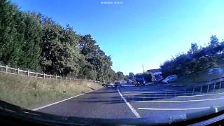 M25 motorway to Hastings via A21 in 6 minutes [upl. by Otanutrof]