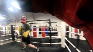 POV sparring at The Park Gym raw [upl. by Ytsur]